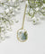 Garden Light Blue and White Necklace